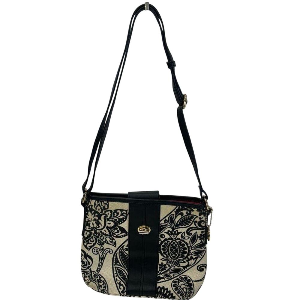 Spartina 449 Strachan Black & Cream Daufuskie Island Crossbody